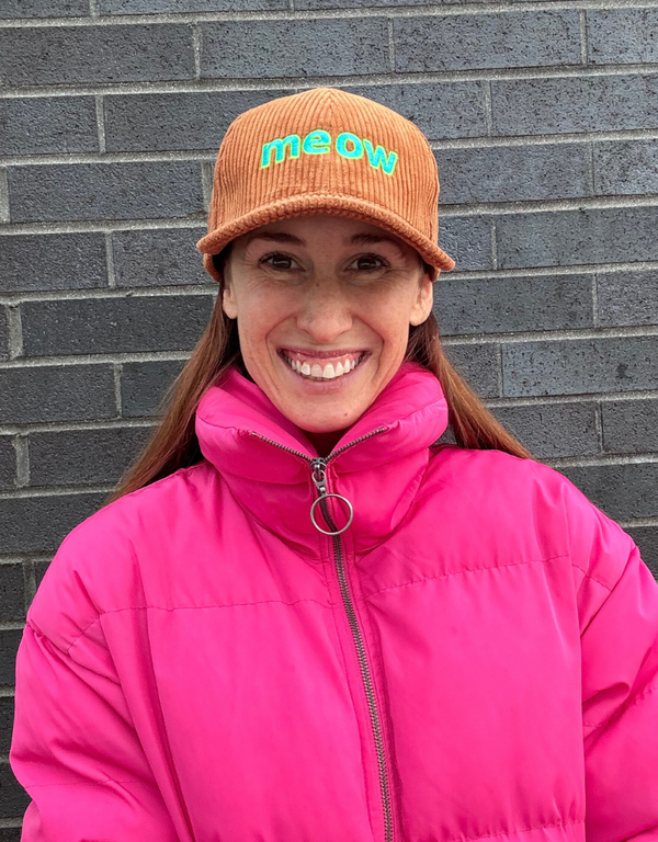 FISH & BONE Corduroy Meow Cap