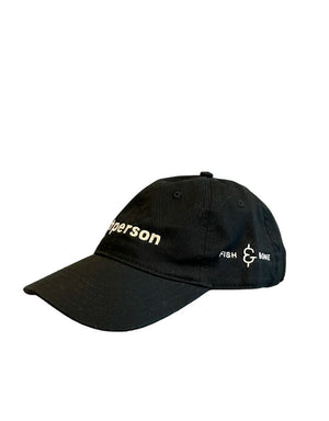 FISH & BONE Cat Person Cap Black