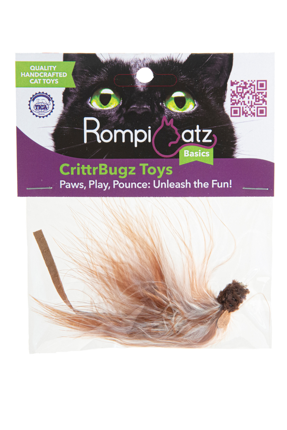 ROMPICATZ CrittrBugz Flexi Feather Mouse