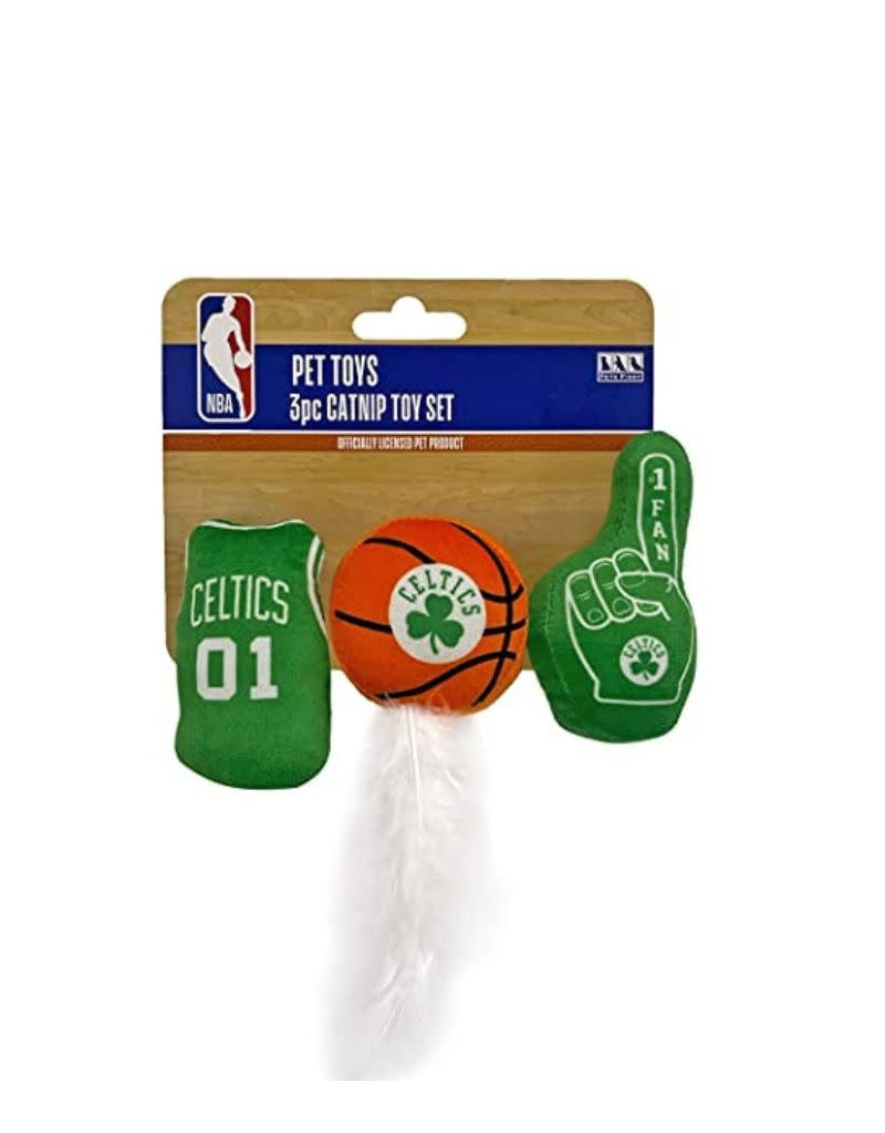 NBA Celtics 3 pc Cat Nip Toy Set