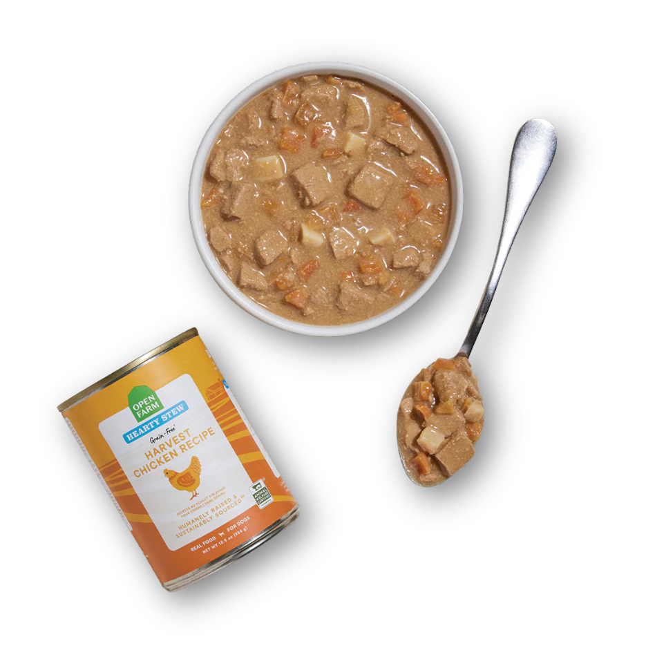 OPEN FARM Hearty Stew Harvest Chicken Dog Food 12.5 CASE/12