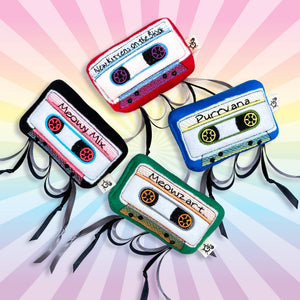 CROCHET KITTY Catnip Cassette Tape Cat Toy