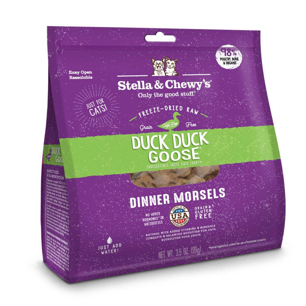 STELLA & CHEWY'S Freeze-Dried Cat Food Duck Duck Goose