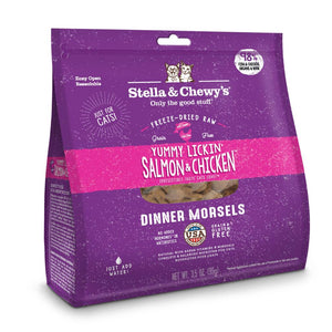 STELLA & CHEWY'S Freeze-Dried Cat Food Yummy Lickin Salmon & Chicken