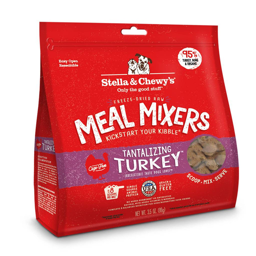STELLA & CHEWY'S Tantalizing Turkey Freezedried Meal Mixers for Dogs