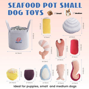 NOCCIOLA Seafood Boil Enrichment Dog Toy