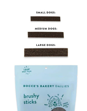 BOCCE'S Dailies Brushy Sticks for Dogs