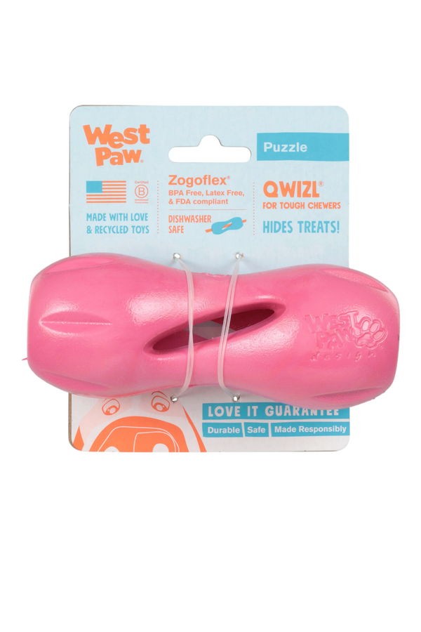 WEST PAW Qwizl Toy Geranium