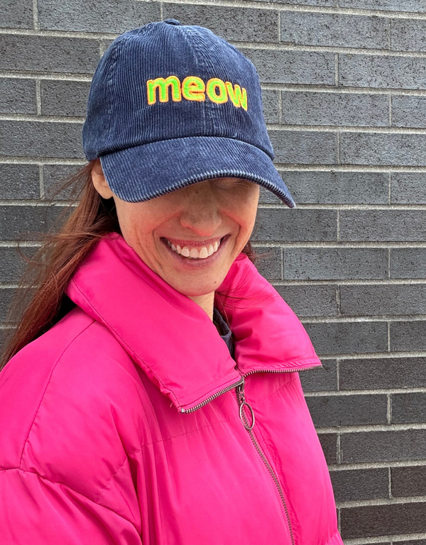 FISH & BONE Corduroy Meow Cap