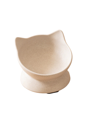 PARK LIFE Archie Bamboo Tilt Cat Dish
