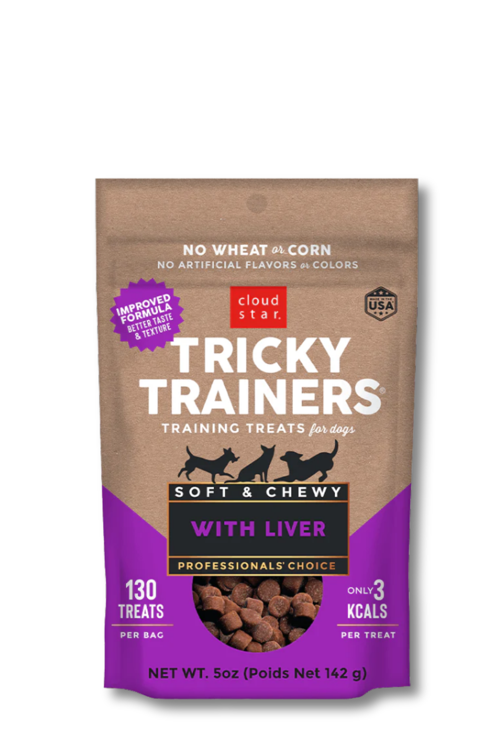 CLOUD STAR Tricky Trainers Soft & Chewy Liver
