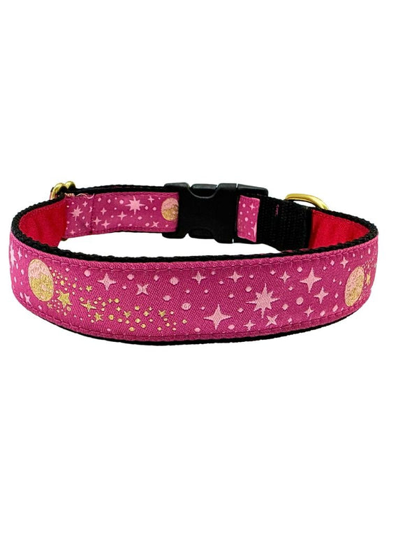MACKENZIE Star Gazer Clip Collar Pink