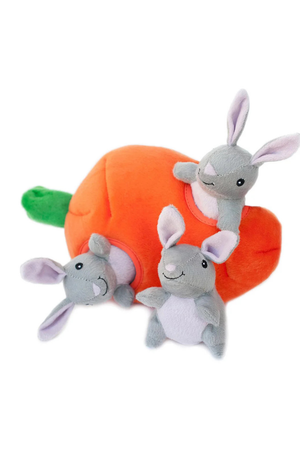 ZIPPYPAWS Burrow Bunny & Carrot