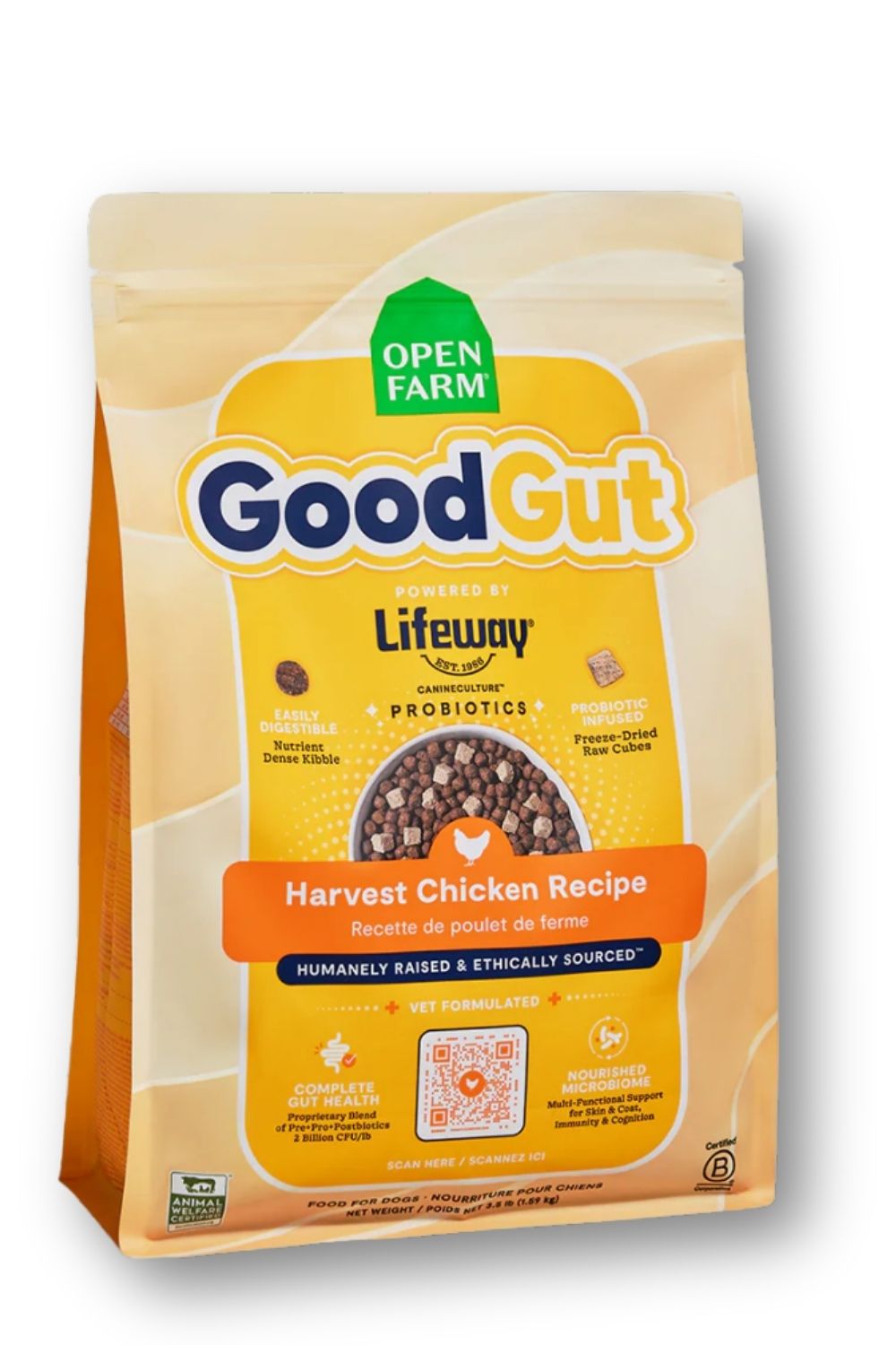OPEN FARM Goodgut Harvest Chicken Dry Dog Food