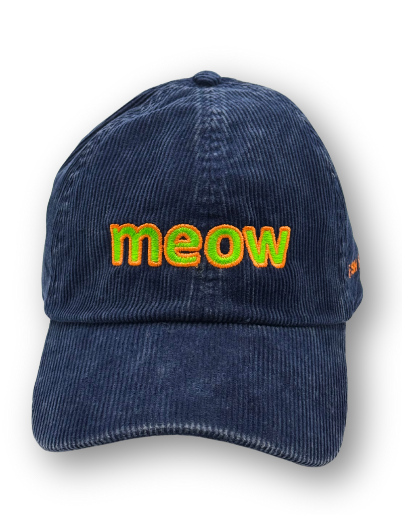 FISH & BONE Corduroy Meow Cap