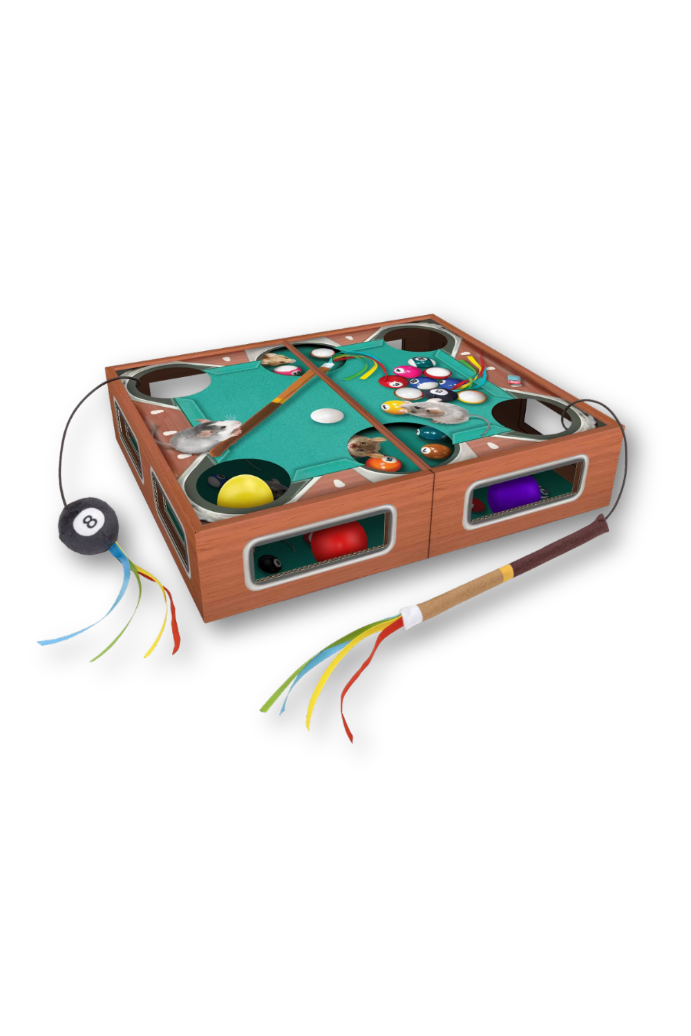 KONG Playground Pool Table Game & Puzzle Cat Toy