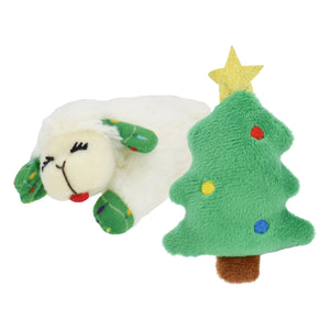 MULTIPET Lamb Chop Holiday Cat Toy 2pk