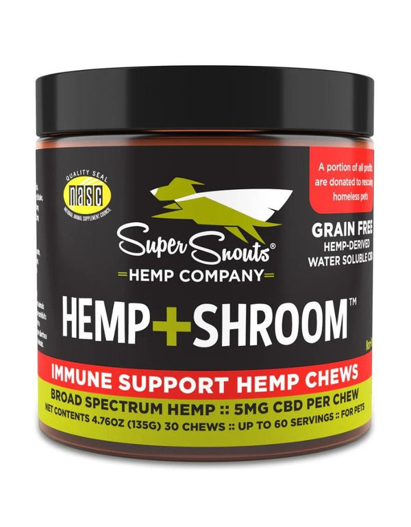SUPER SNOUTS Broad Spectrum 5mg Chew Immune Support