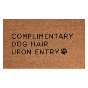 Complimentary Dog Hair Door Mat 18x30