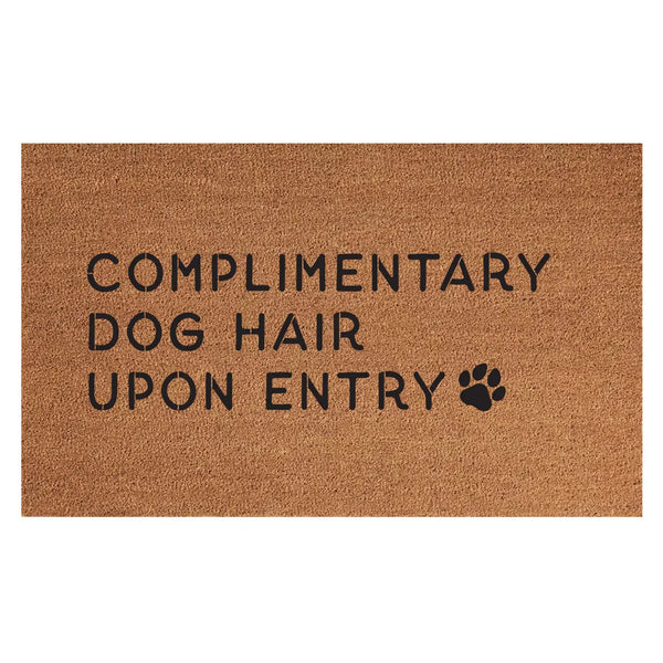 Complimentary Dog Hair Door Mat 18x30