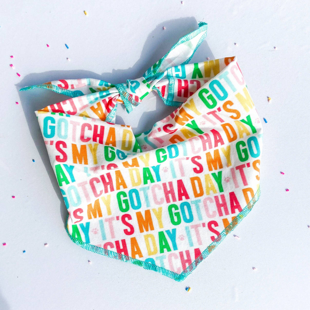 DOGGISH Gotcha Day Dog Bandana