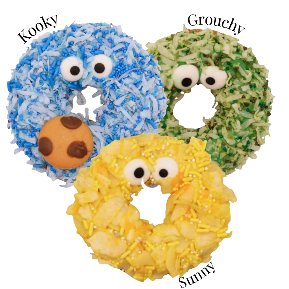 K9 GRANOLA FACTORY Gourmet Donut Monster Mutts 3pk