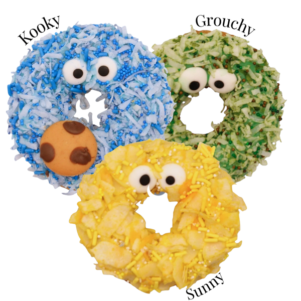 K9 GRANOLA FACTORY Gourmet Donut Monster Mutts 3pk