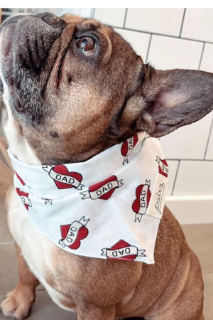 FISH & BONE Bandana I Love Dad