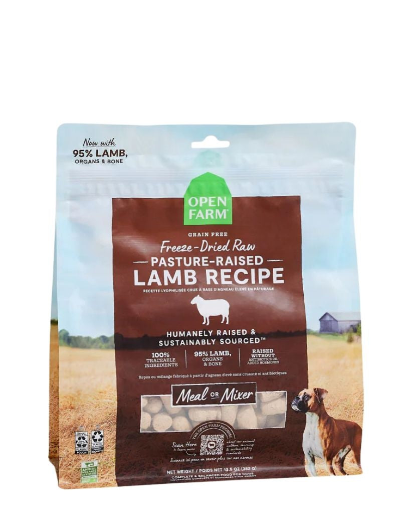 OPEN FARM Freezedried Dog Food Lamb 22oz