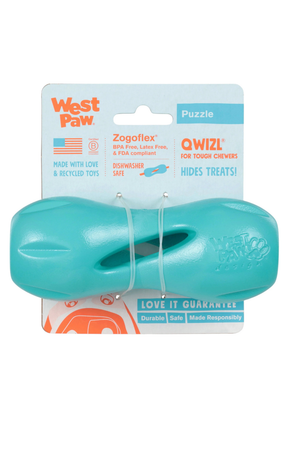 WEST PAW Qwizl Toy Teal