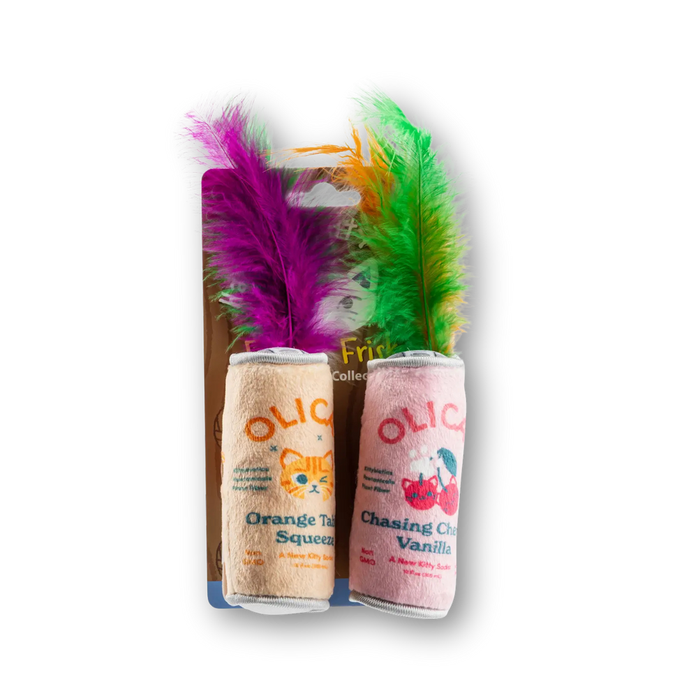 HAUTE DIGGITY DOG Olicat Cherry and Orange Catnip Toys