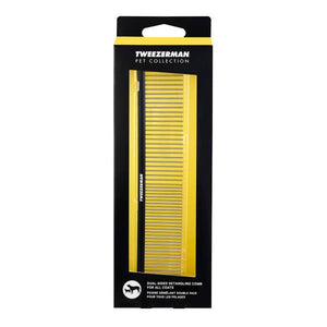 TWEEZERMAN PET Dual-Sided Detangling Comb