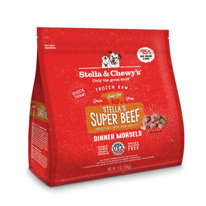STELLA & CHEWY'S Frozen Dog Food Dinner Morsels Super Beef