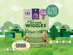 AUSTIN & KAT Bailey's No More Wiggles Chew 14mg 10PK