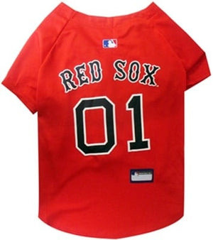PETS FIRST CO. Red Sox Jersey Red