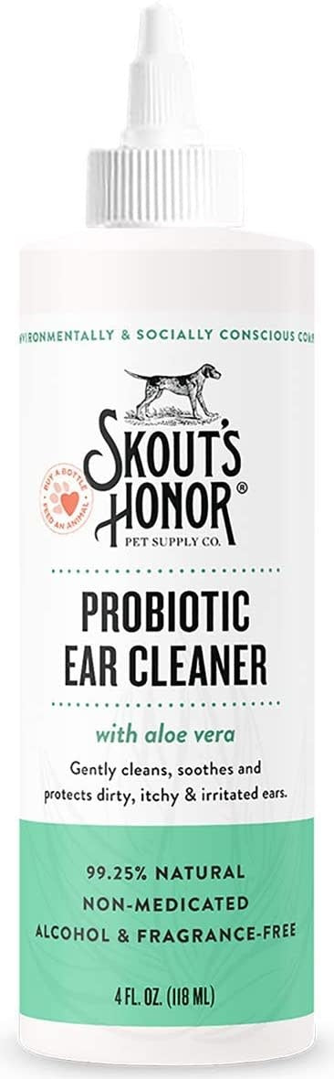 SKOUTS HONOR Probiotic Ear Cleaner for Dogs 4oz