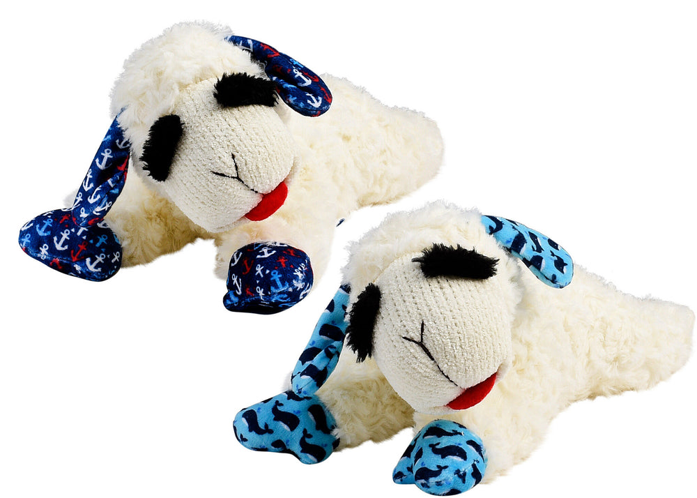 MULTIPET Lamb Chop Nautical Plush Toy 10.5IN