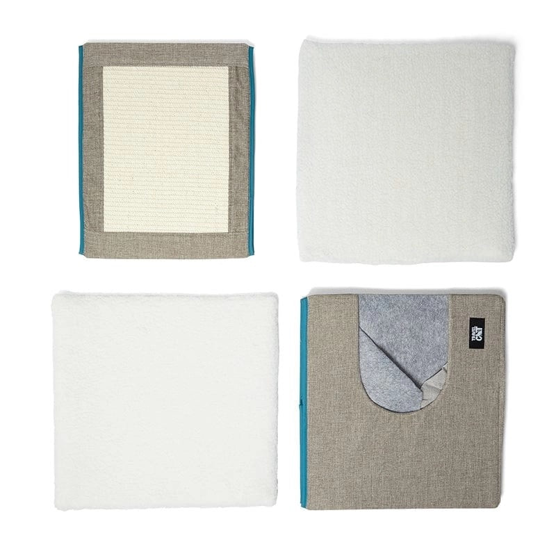 TRAVEL CAT The Cat-Teau Collapsible Cat Condo and Scratcher