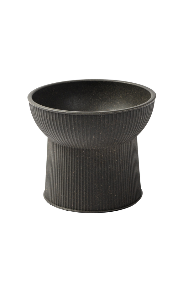 PARK LIFE Albie Fluted Bamboo Cat Dish