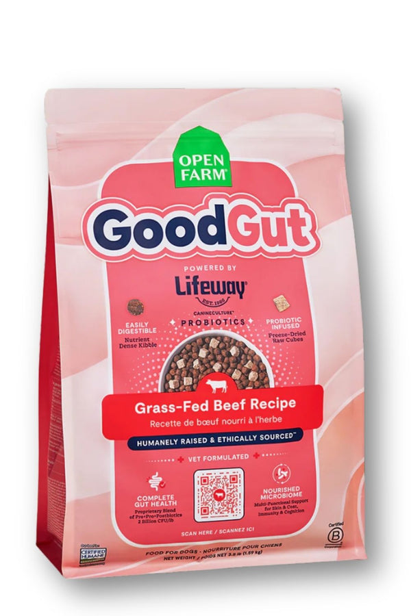 OPEN FARM GoodGut Grassfed Beef Dry Dog Food