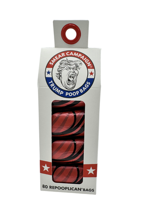 SMEAR CAMPAIGN Repooplican Trump Poop Bags 4 pk