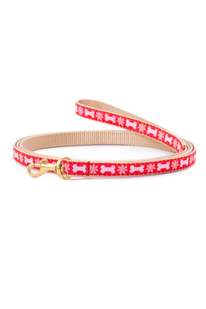 UP COUNTRY Dog Lead Small Bones in Bloom