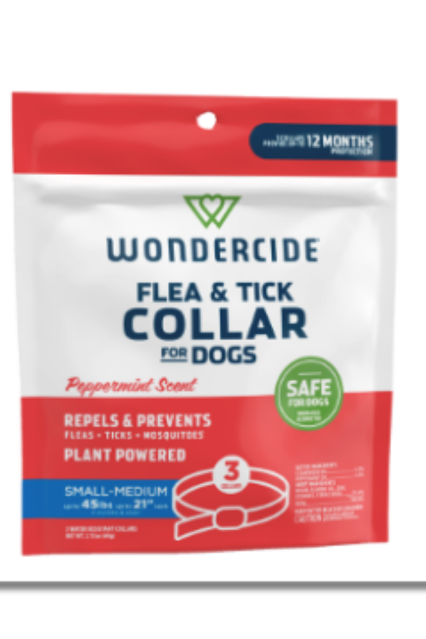 WONDERCIDE Dog Flea Tick Collar Peppermint 3pk