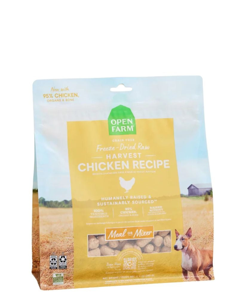 OPEN FARM Freeze-dried Dog Food Chicken 22oz