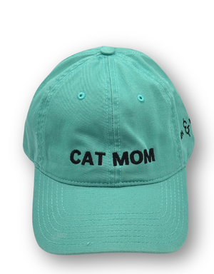 FISH & BONE Cat Mom Cap Dusty Teal