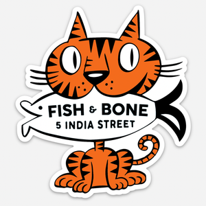 FISH & BONE 5 India Cat Magnet