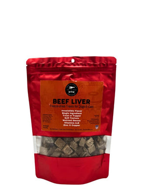 FISH & BONE Freeze-dried Beef Liver Treats