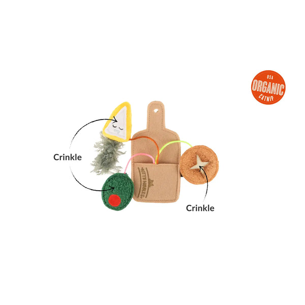 P.L.A.Y. Feline Frenzy Purfect Pairings Charcuterie Board Cat Toy