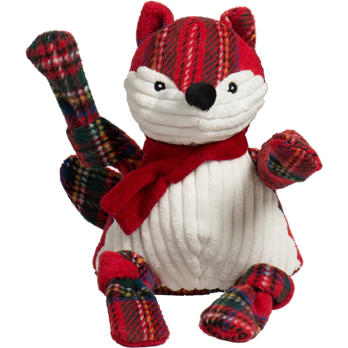 HUGGLEHOUNDS Tartan Tidings Collection Fox Knottie