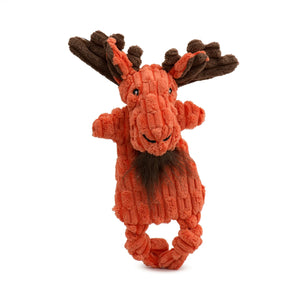 HUGGLEHOUNDS Dog Toy Flatties Morris Moose